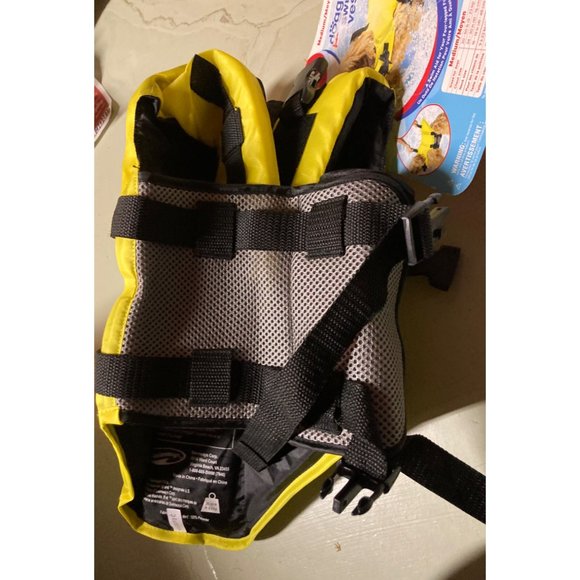 Dog Puppy Swim Vest SWIMWAYS MEDIUM  20-50LBS 24"-30" NECK NOS Boat NWT - Picture 2 of 5